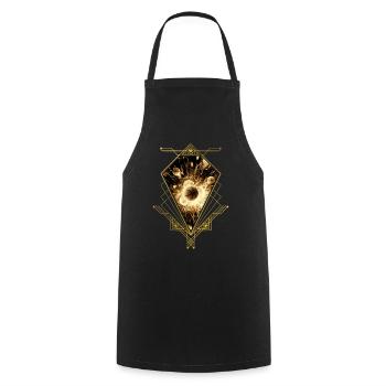 Basketball Ball Gold Basketball Player Sports - Cooking Apron - black - Front - AI Model Male 185 dark (185cm)