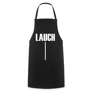 Lauch - minimalistisches Design T-Shirt - Kochschürze - Schwarz - Vorne - AI Model Male 185 dark (185cm)