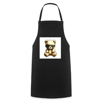 Teddycool II - Kochschürze - Schwarz - Vorne - AI Model Male 185 dark (185cm)