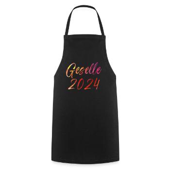 Geselle 2024 - Kochschürze - Schwarz - Vorne - AI Model Male 185 dark (185cm)
