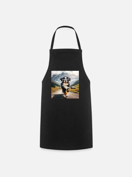Berner Sennenhund - Kochschürze - Schwarz