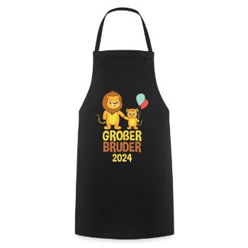 Big Brother 2024 - Cooking Apron - black - Front - AI Model Male 185 dark (185cm)