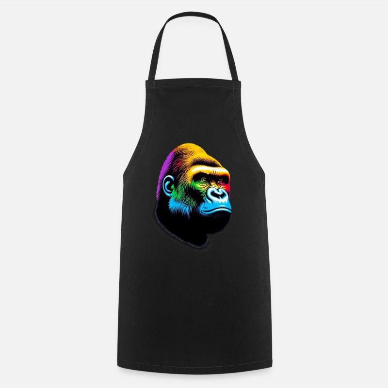 Gorilla - Cooking Apron - black