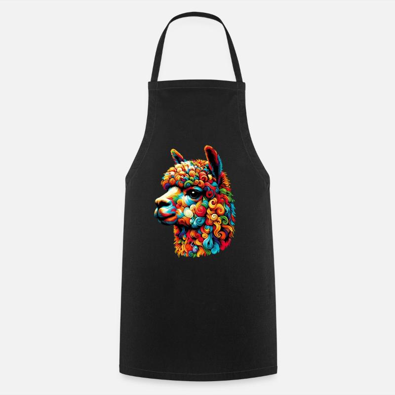 Alpaga - Tablier de cuisine - noir
