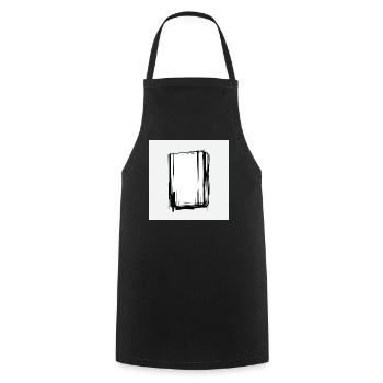 Proof Of Concept - The Analog Void - Cooking Apron - black - Front - AI Model Male 185 dark (185cm)