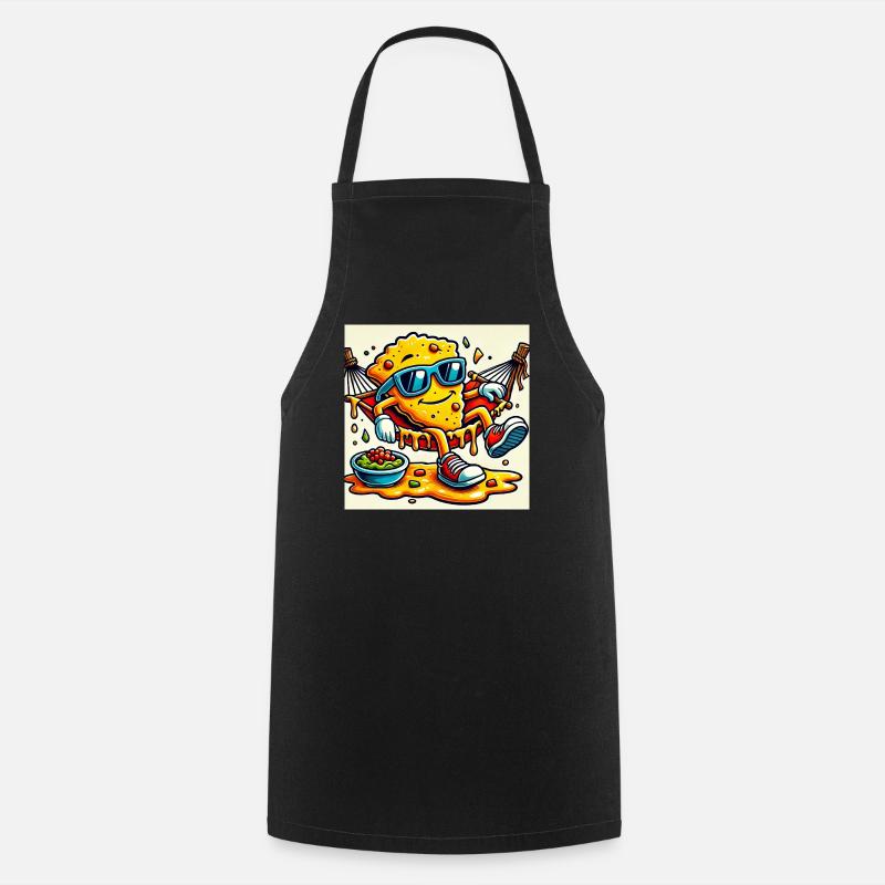 Nacho Every Day – Chill Snack Vibes - Cooking Apron - black