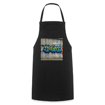 Graffiti Expression T-Shirt - Tablier de cuisine - noir - Devant - AI Model Male 185 dark (185cm)
