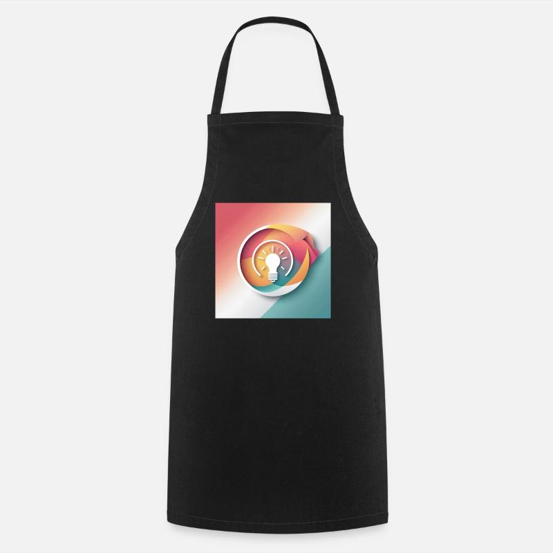 Illustration de créativité abstraite - Tablier de cuisine - noir