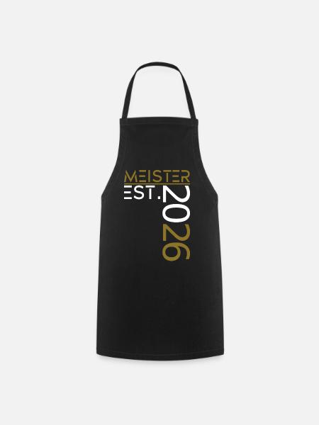 Meister est. 2026 - Kochschürze - Schwarz