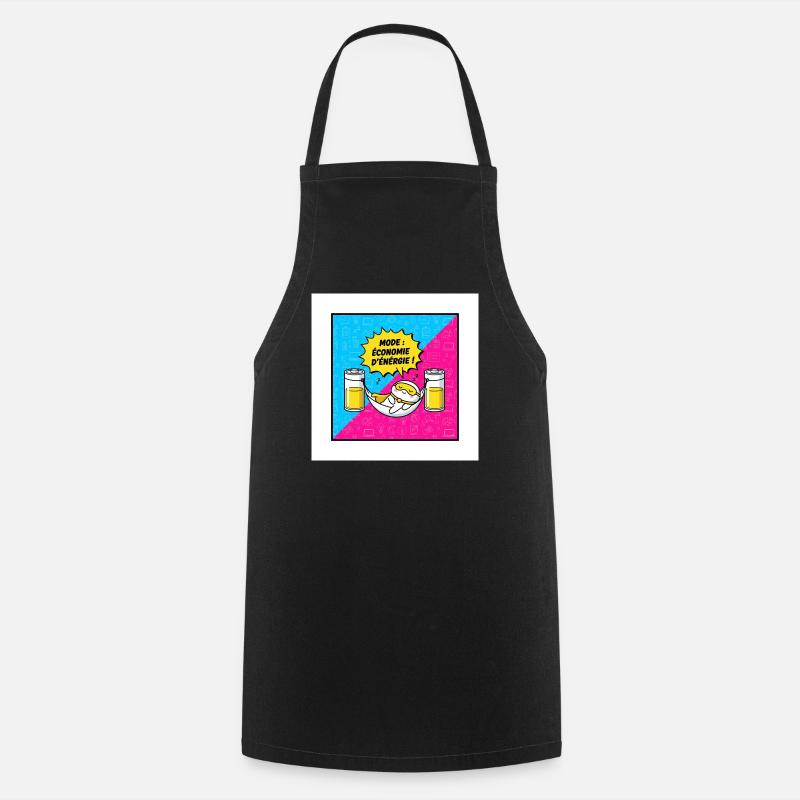 Hammock Power Saving Mode - Cooking Apron - black
