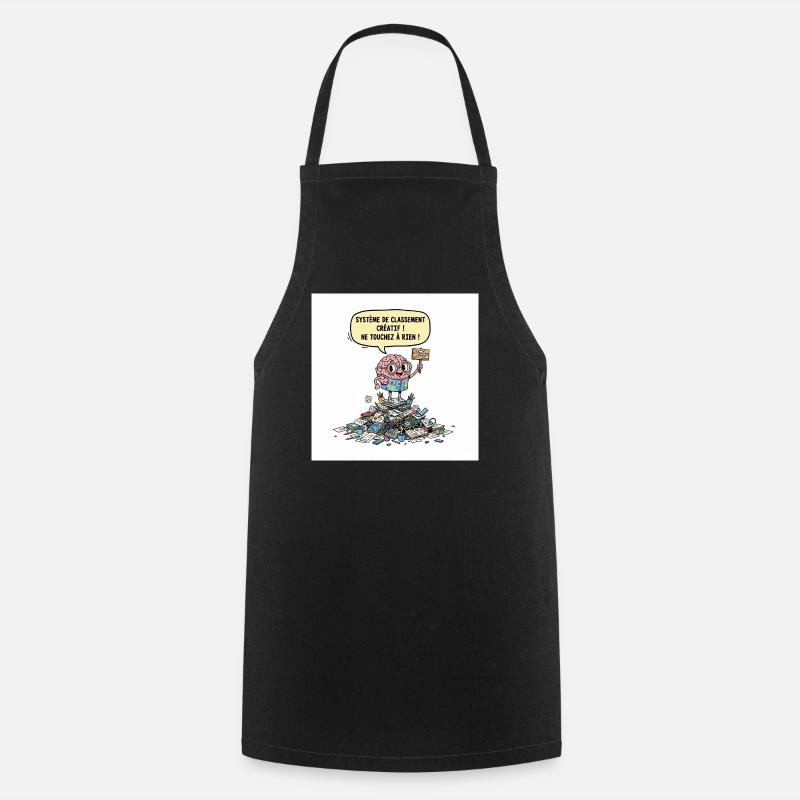 Creative Chaos Brain - Cooking Apron - black