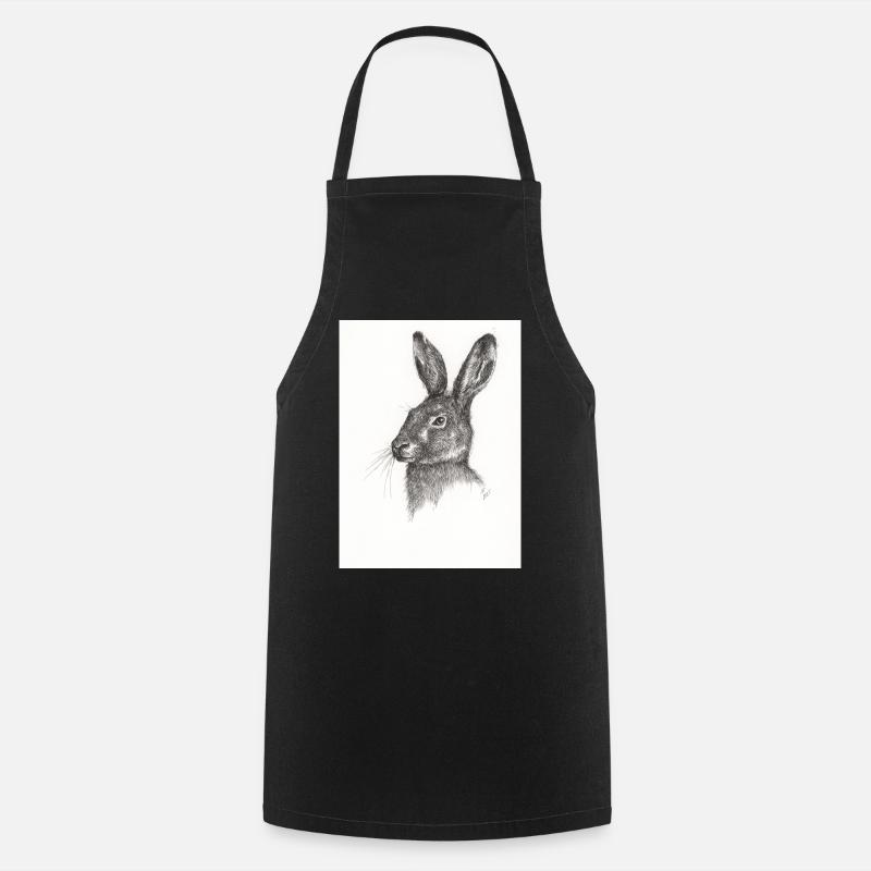 Not just another Rabbit - Cooking Apron - black
