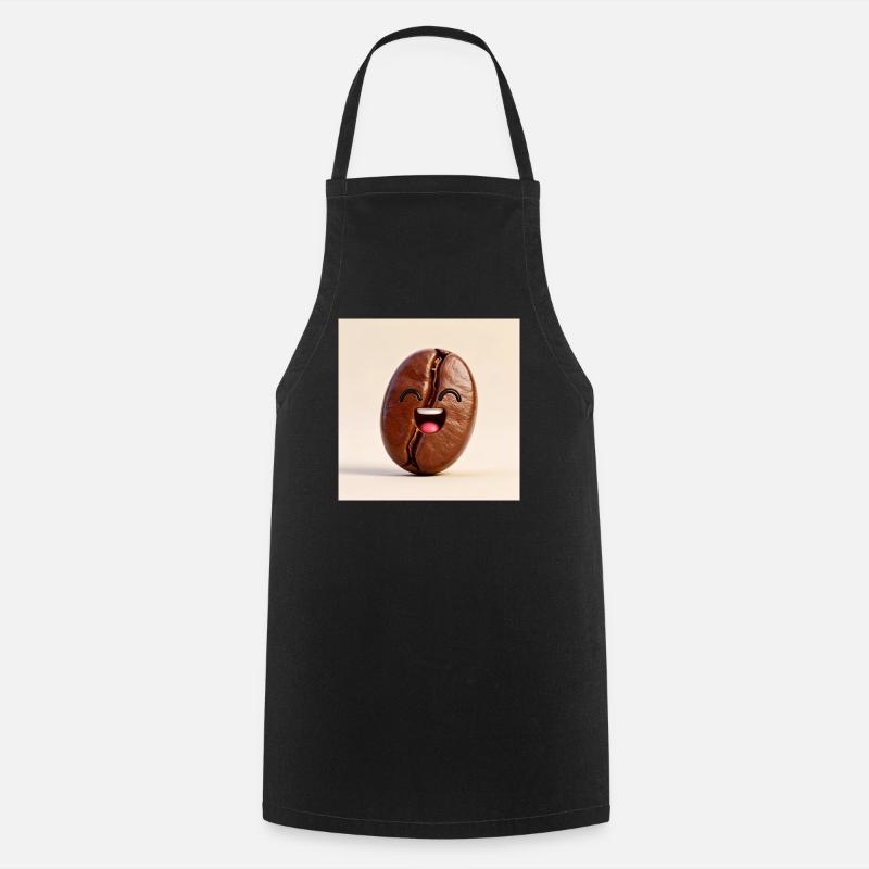 Grain de Café Rieur - Tablier de cuisine - noir