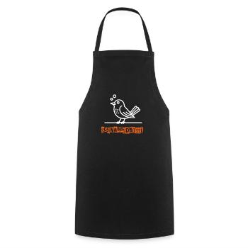 Schnabbsdroossl - Für jeden Schnaps-Fan! - Kochschürze - Schwarz - Vorne - AI Model Male 185 dark (185cm)