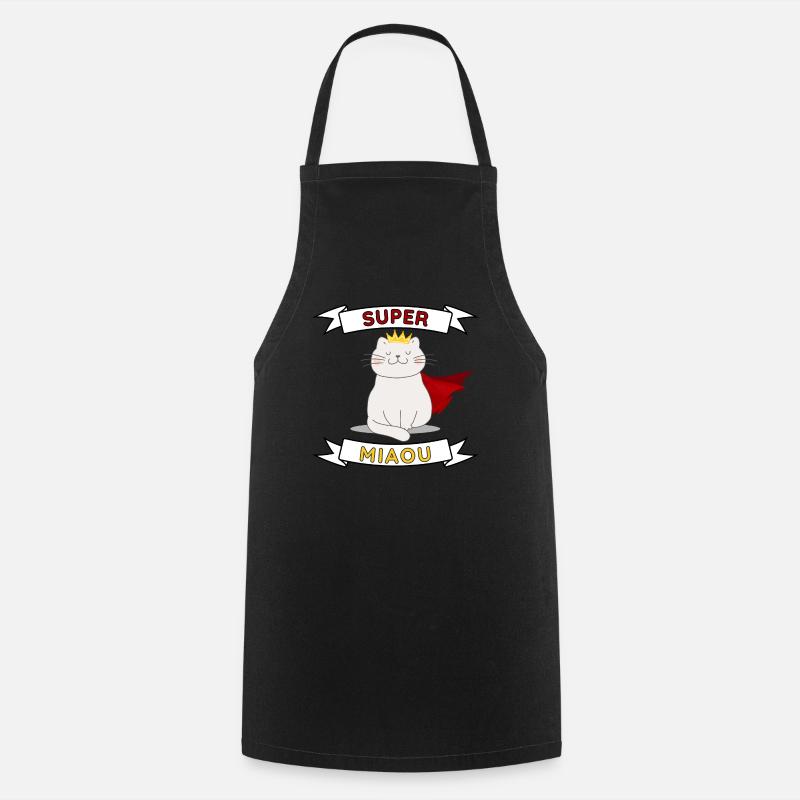 Super Miaou - Tablier de cuisine - noir