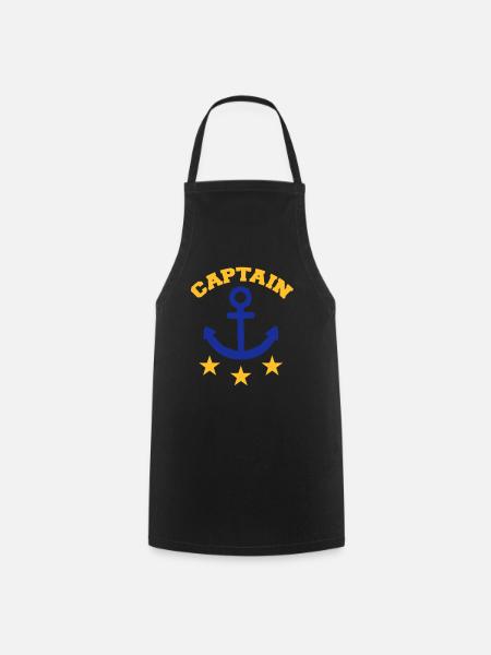 Captain - Kochschürze - Schwarz