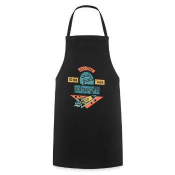 Nobody is you and that's your superpower - Cooking Apron - black - Front - AI Model Male 185 dark (185cm)