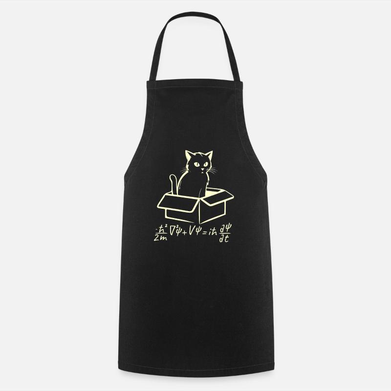 Schrödinger's Cat - Cooking Apron - black
