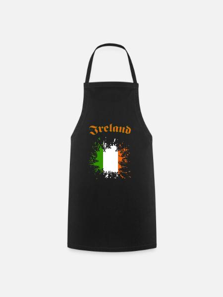 Ireland Shamrock - Kochschürze - Schwarz