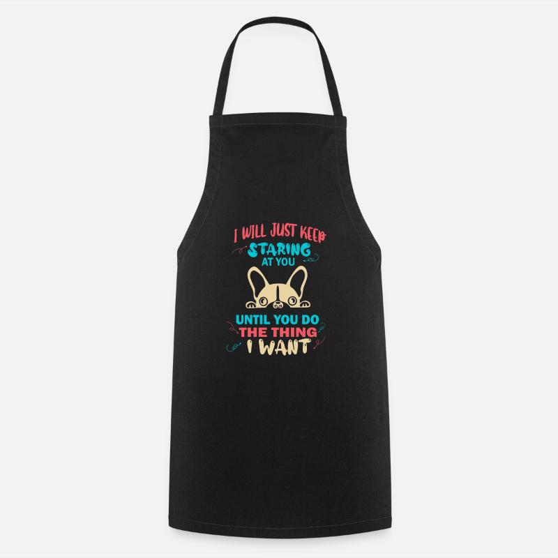 Boston Terrier, Boston Terrier, Boston Terrier - Tablier de cuisine - noir