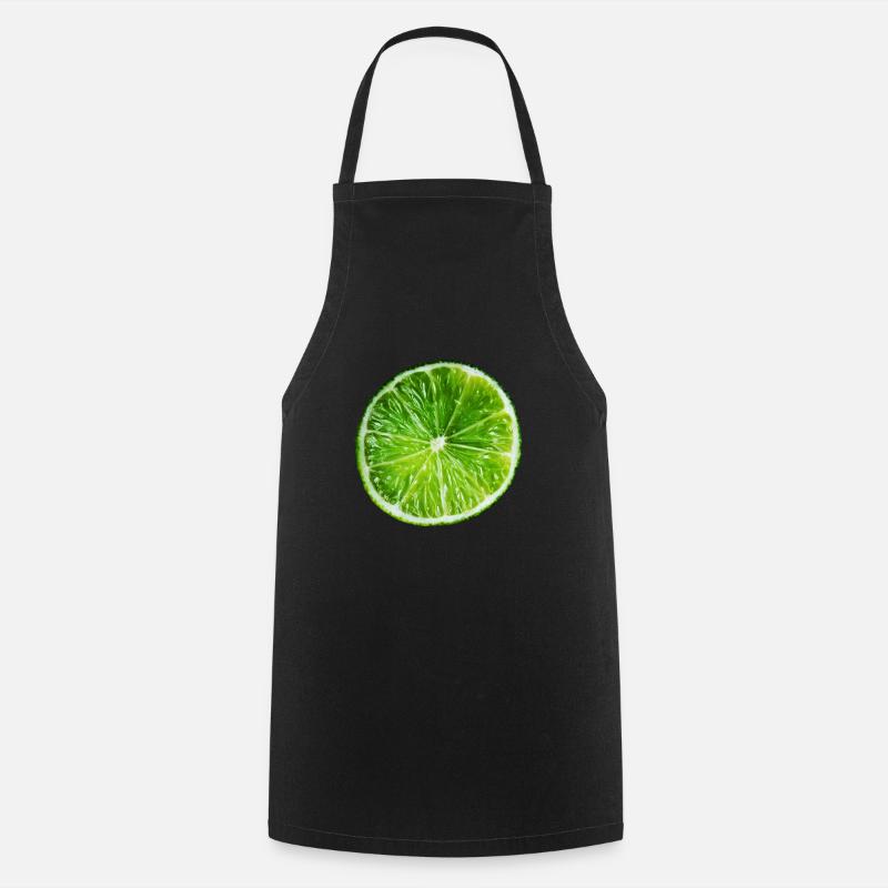 Lime - Cooking Apron - black