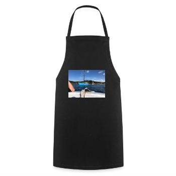 Streetwear PEM - Kochschürze - Schwarz - Vorne - AI Model Male 185 dark (185cm)