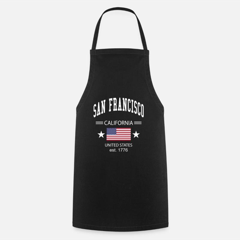 San Francisco - Tablier de cuisine - noir
