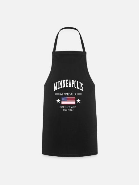 Minneapolis - Tablier de cuisine - noir