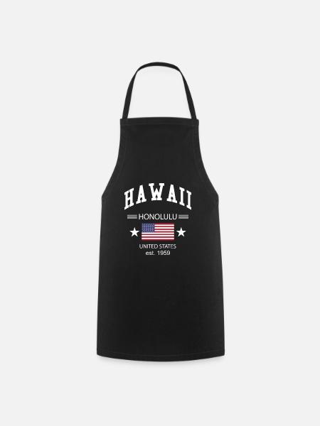 Hawaii - Kochschürze - Schwarz