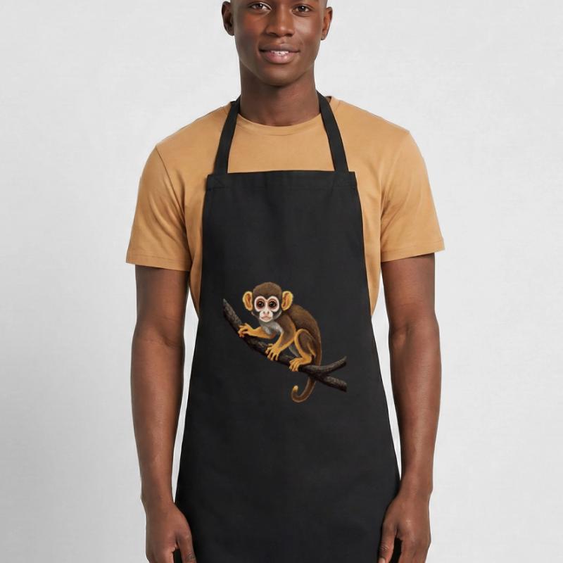 Squirrel monkey Squirrel monkey monkey monkey baby Cooking Apron