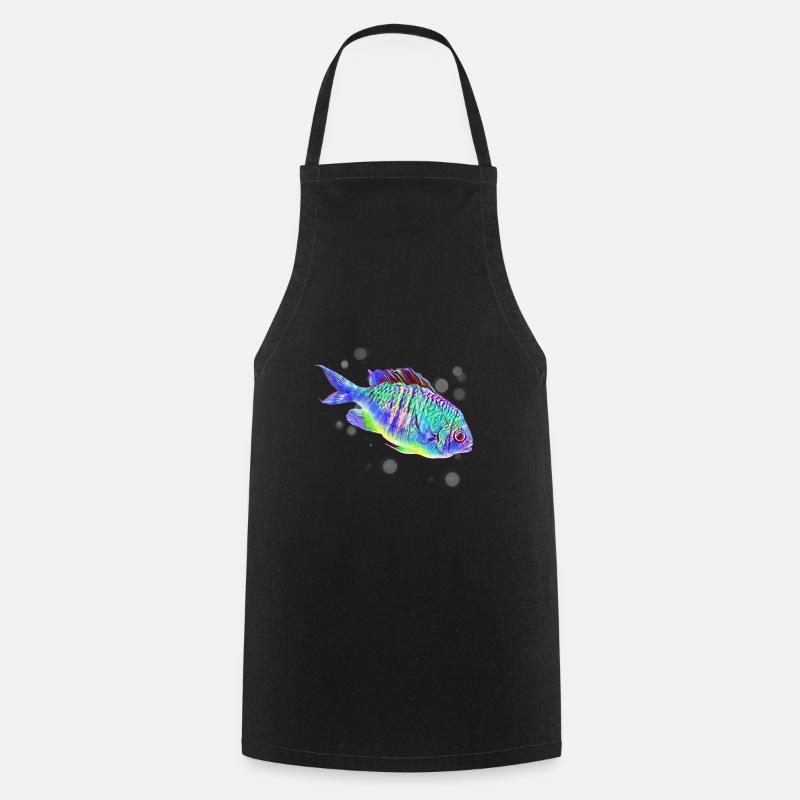 Poisson - Tablier de cuisine - noir