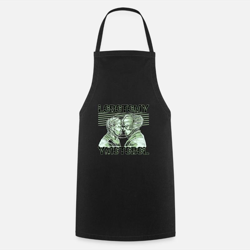 LOBOTOMY - Cooking Apron - black