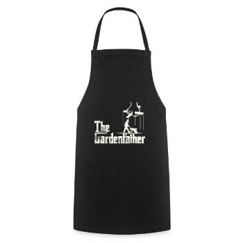 Gardener I Garden Lover I Gardening I The - Cooking Apron - black - Front - AI Model Male 185 dark (185cm)