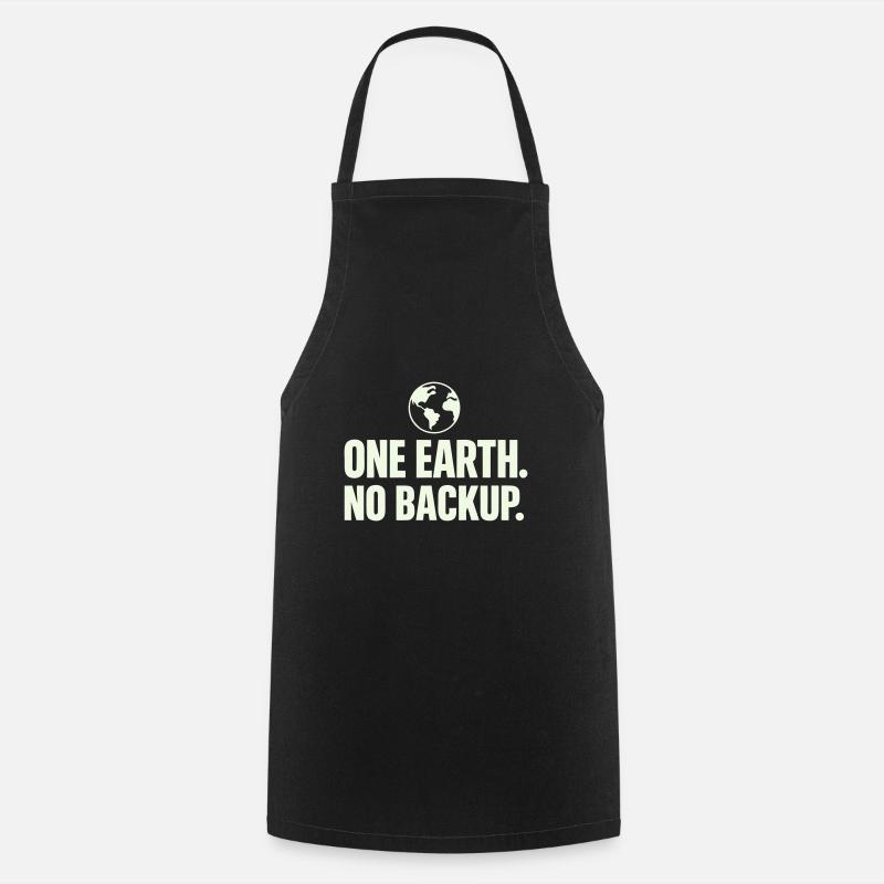One Earth No Fuse - Cooking Apron - black