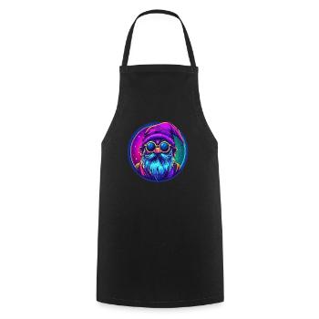 Cosmic Magic Dwarf - Cooking Apron - black - Front - AI Model Male 185 dark (185cm)
