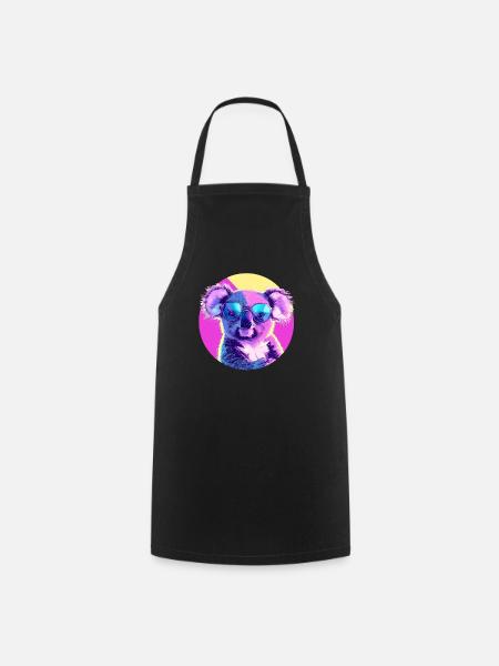 Koala Sonnenbrille - Kochschürze - Schwarz