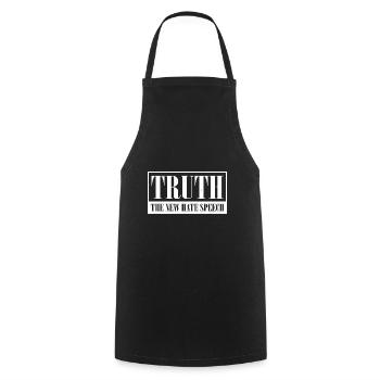 Politics I Political Correctness I Truth The New - Cooking Apron - black - Front - AI Model Male 185 dark (185cm)