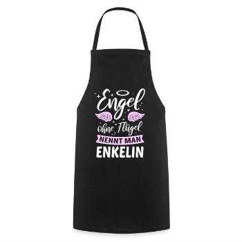 Les anges sans ailes s'appellent petites-filles - Tablier de cuisine - noir - Devant - AI Model Male 185 dark (185cm)
