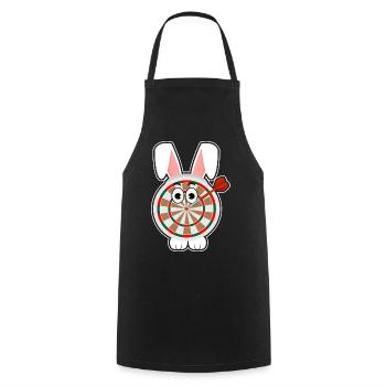 Fléchettes Fléchettes Bullseye Fléchettes Fléchettes - Tablier de cuisine - noir - Devant - AI Model Male 185 dark (185cm)