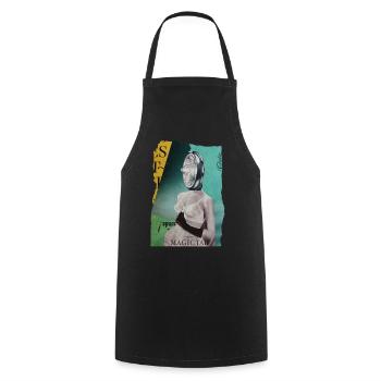 Magic Tab - Cooking Apron - black - Front - AI Model Male 185 dark (185cm)