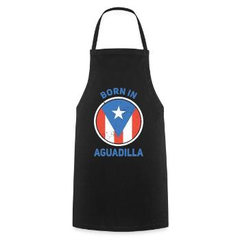 Aguadilla - Cooking Apron - black - Front - AI Model Male 185 dark (185cm)