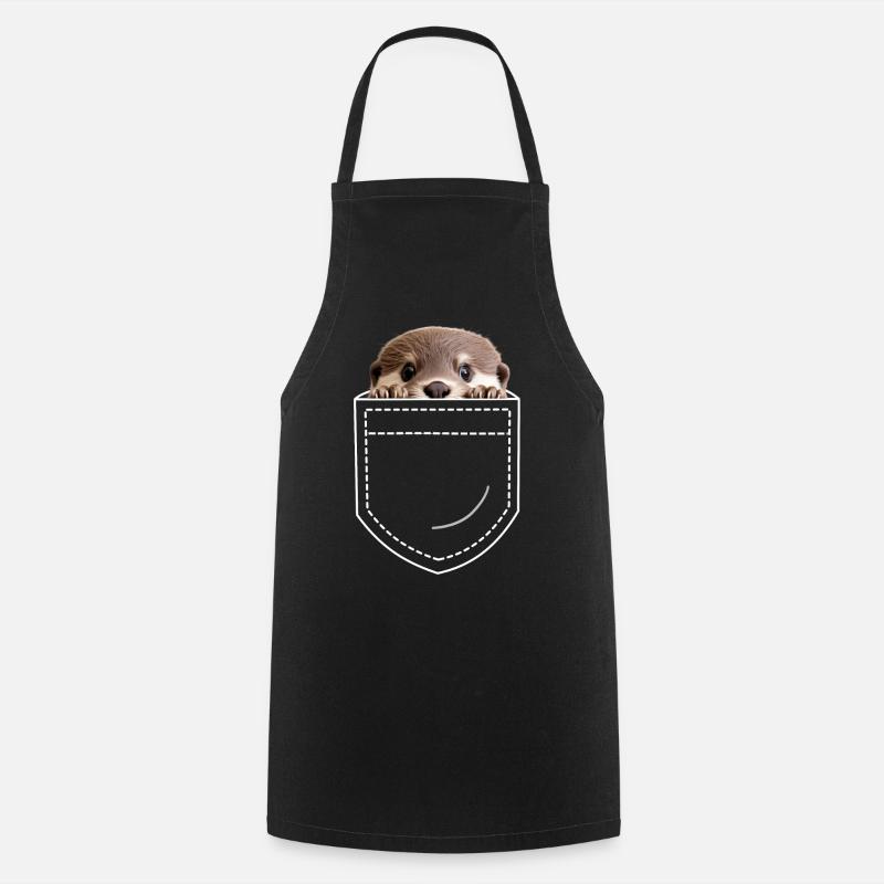 Loutre - Tablier de cuisine - noir