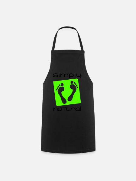 Simply Barefoot | simply barefoot simply natural 2C - Cooking Apron - black