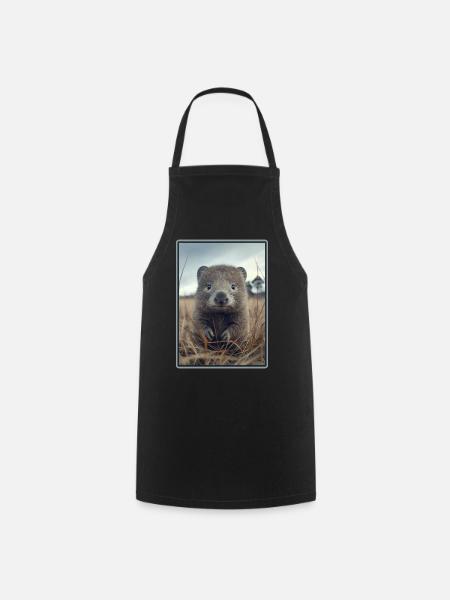 Wombats Wombat - Kochschürze - Schwarz