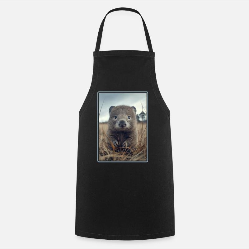 Wombats Wombat - Kochschürze - Schwarz