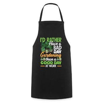 Garden & Plant Lovers Gifts - Cooking Apron - black - Front - AI Model Male 185 dark (185cm)