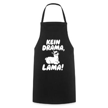 Kein Drama Lama Sonnenbrille - Kochschürze - Schwarz - Vorne - AI Model Male 185 dark (185cm)