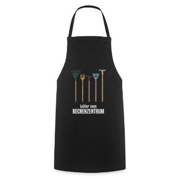 Programmierer Stundenlohn - Kochschürze - Schwarz - Vorne - AI Model Male 185 dark (185cm)