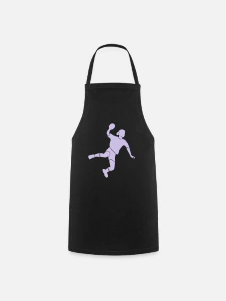 Handball Mädchen - Kochschürze - Schwarz
