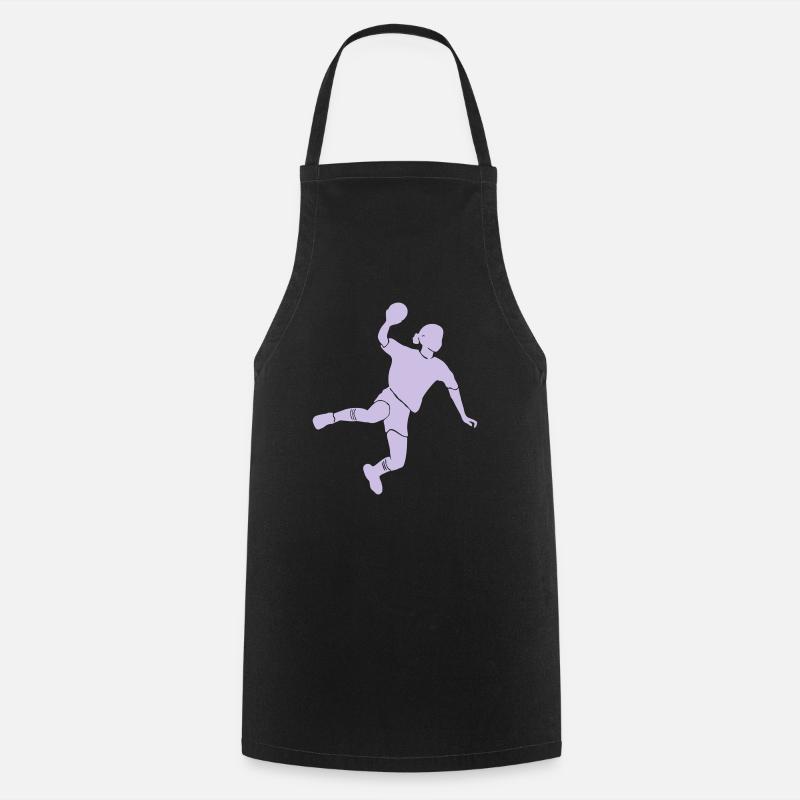 Handball Mädchen - Kochschürze - Schwarz
